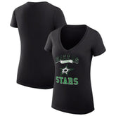 Dallas Stars G-III 4Her by Carl Banks Women's Super-Slim Fit Lightweight Team Logo Graphic V-Neck T-Shirt Online