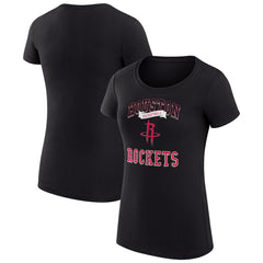 Houston Rockets G-III 4Her by Carl Banks Women's Super-Slim Fit Lightweight Team Logo T-Shirt On Sale
