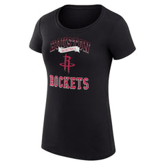 Houston Rockets G-III 4Her by Carl Banks Women's Super-Slim Fit Lightweight Team Logo T-Shirt On Sale