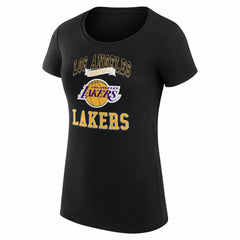 Los Angeles Lakers G-III 4Her by Carl Banks Women's Super-Slim Fit Lightweight Team Logo T-Shirt New
