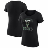 Milwaukee Bucks G-III 4Her by Carl Banks Women's Super-Slim Fit Lightweight Team Logo T-Shirt Discount