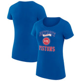 Detroit Pistons G-III 4Her by Carl Banks Women's Super-Slim Fit Lightweight Team Logo T-Shirt sale On Sale