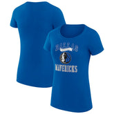 Dallas Mavericks G-III 4Her by Carl Banks Women's Super-Slim Fit Lightweight Team Logo T-Shirt sale On Sale