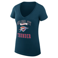 Oklahoma City Thunder G-III 4Her by Carl Banks Women's Super-Slim Fit Lightweight Team Logo V-Neck T-Shirt Online