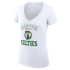 Boston Celtics G-III 4Her by Carl Banks Women's Super-Slim Fit Lightweight Team Logo V-Neck T-Shirt Discount