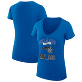 Orlando Magic G-III 4Her by Carl Banks Women's Super-Slim Fit Lightweight Team Logo V-Neck T-Shirt New