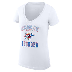 Oklahoma City Thunder G-III 4Her by Carl Banks Women's Super-Slim Fit Lightweight Team Logo V-Neck T-Shirt Online