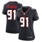 Houston Texans Nike Folorunso Fatukasi Women's Team Game Jersey
