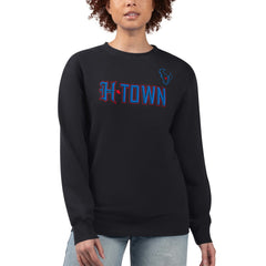 Houston Texans G-III 4Her by Carl Banks Women's H-Town Fleece Pullover Sweatshirt