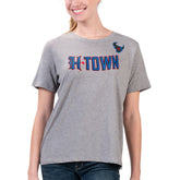 Houston Texans G-III 4Her by Carl Banks Women's Super-Slim Fit Lightweight H-Town T-Shirt