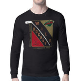 Minnesota Wild Starter Shield Long Sleeve Graphic T-Shirt For Sale