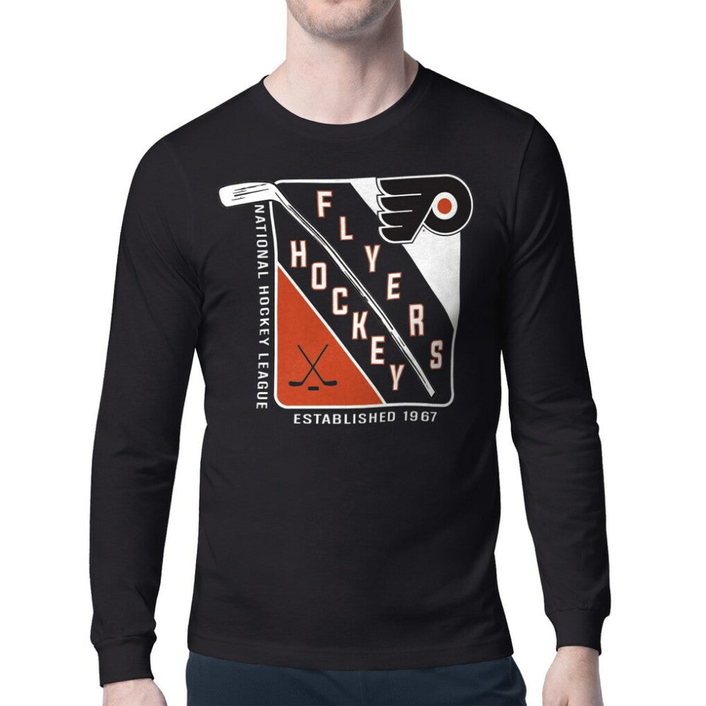 Philadelphia Flyers Starter Shield Long Sleeve Graphic T-Shirt Online