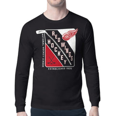 Detroit Red Wings Starter Shield Long Sleeve Graphic T-Shirt Online