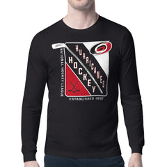 Carolina Hurricanes Starter Shield Long Sleeve Graphic T-Shirt On Sale