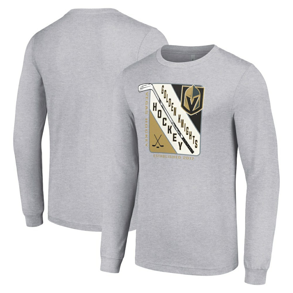 Vegas Golden Knights Starter Shield Long Sleeve Graphic T-Shirt Discount