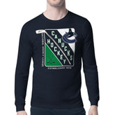 Vancouver Canucks Starter Shield Long Sleeve Graphic T-Shirt Discount