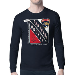 Florida Panthers Starter Shield Long Sleeve Graphic T-Shirt For Sale