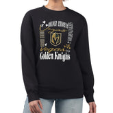 Vegas Golden Knights G-III 4Her by Carl Banks Women's Collage Graphic Fleece Long Sleeve Pullover Sweatshirt Online