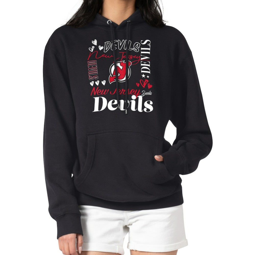 New Jersey Devils G-III 4Her by Carl Banks Women's Collage Team Graphic Tri-Blend Fleece Pullover Hoodie Online