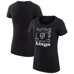 Los Angeles Kings G-III 4Her by Carl Banks Women's Super-Slim Fit Lightweight Collage Team Graphic T-Shirt Online