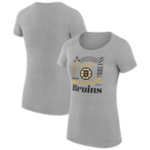 Boston Bruins G-III 4Her by Carl Banks Women's Super-Slim Fit Lightweight Collage Team Graphic T-Shirt Discount
