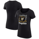Pittsburgh Penguins G-III 4Her by Carl Banks Women's Super-Slim Fit Lightweight Collage Team Graphic T-Shirt Discount
