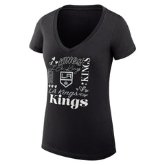 Los Angeles Kings G-III 4Her by Carl Banks Women's Super-Slim Fit Lightweight Collage Team Graphic T-Shirt Discount