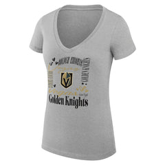 Vegas Golden Knights G-III 4Her by Carl Banks Women's Super-Slim Fit Lightweight Collage Team Graphic T-Shirt Online