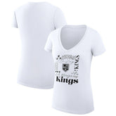 Los Angeles Kings G-III 4Her by Carl Banks Women's Super-Slim Fit Lightweight Collage Team Graphic T-Shirt For Sale