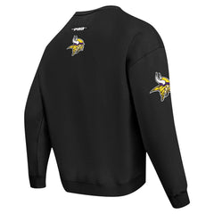 Minnesota Vikings Pro Standard Turn It Up Drop Shoulder Pullover Sweatshirt