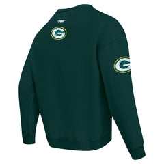 Green Bay Packers Pro Standard Turn It Up Drop Shoulder Pullover Sweatshirt