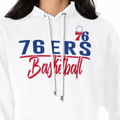 Philadelphia 76ers G-III 4Her by Carl Banks Women's Graphics Fleece Pullover Hoodie On Sale