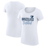 Memphis Grizzlies G-III 4Her by Carl Banks Women's Super-Slim Fit Lightweight Team Sport V-Neck T-Shirt On Sale