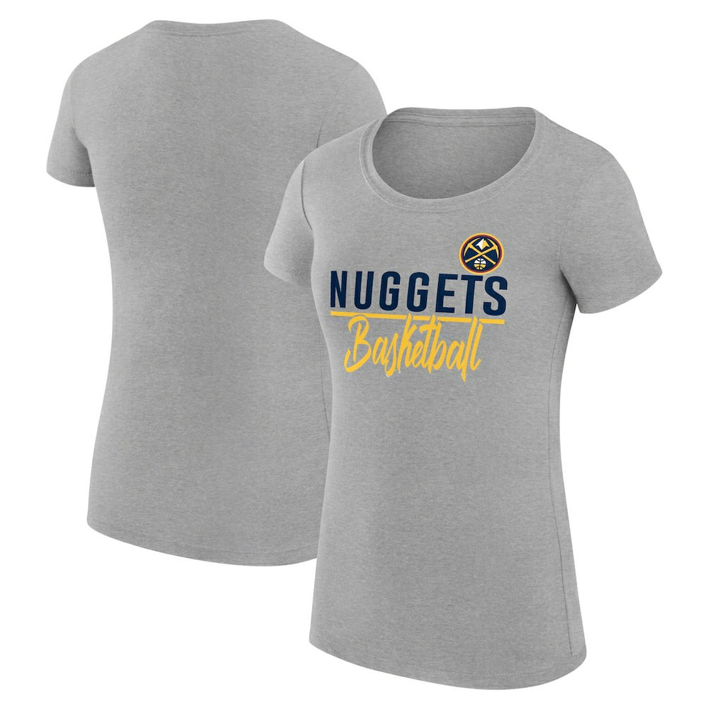 Denver Nuggets G-III 4Her by Carl Banks Women's Super-Slim Fit Lightweight Team Sport V-Neck T-Shirt sale Discount