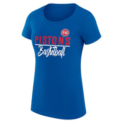 Detroit Pistons G-III 4Her by Carl Banks Women's Super-Slim Fit Lightweight Team Sport V-Neck T-Shirt sale New