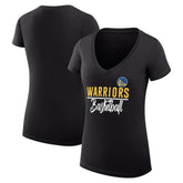 Golden State Warriors G-III 4Her by Carl Banks Women's Super-Slim Fit Lightweight Team Sport V-Neck T-Shirt sale Discount
