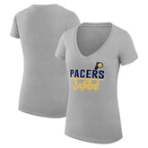 Indiana Pacers G-III 4Her by Carl Banks Women's Super-Slim Fit Lightweight Team Sport V-Neck T-Shirt Online