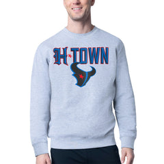 Houston Texans Starter H-Town Graphic Fleece Pullover Sweatshirt