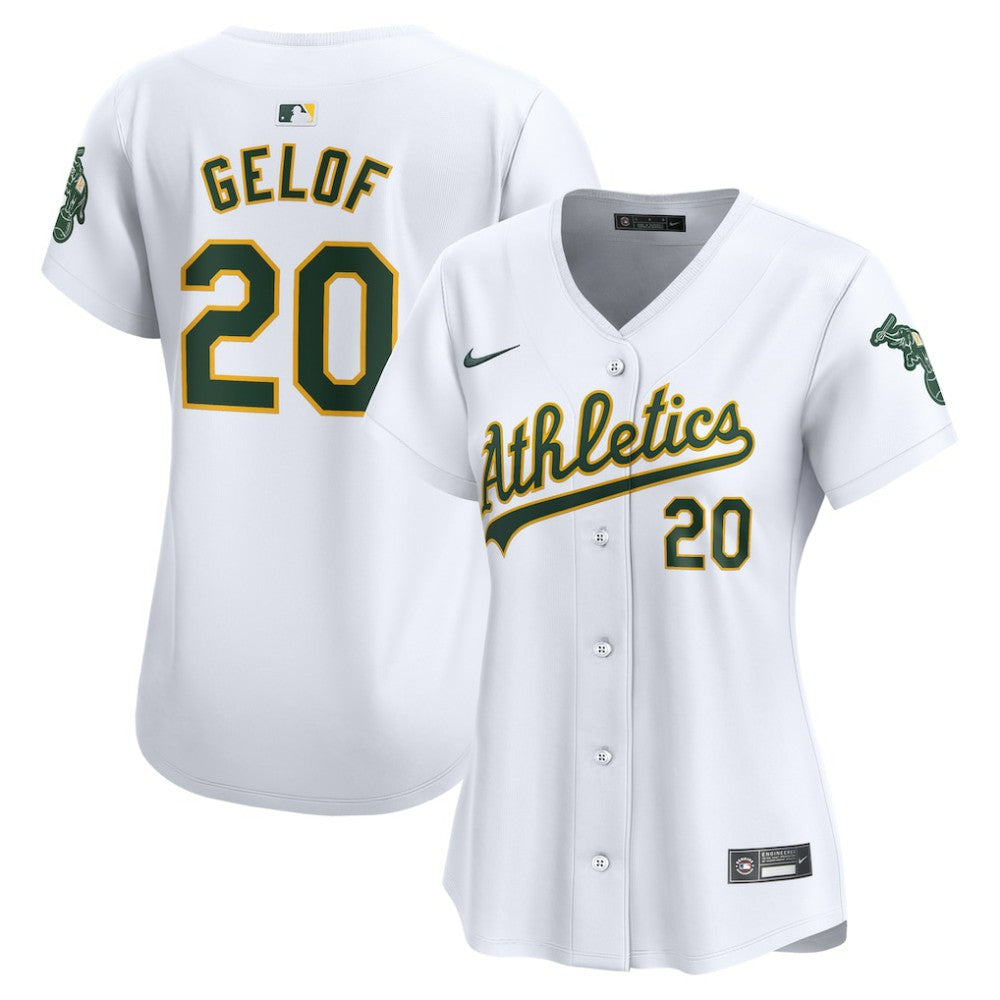 Zack Gelof Athletics Nike Women's Home Limited Player Jersey – White | MLB On Sale