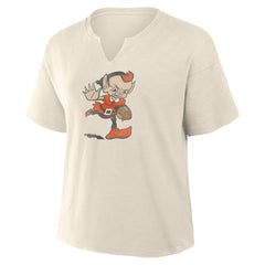 Cleveland Browns Fanatics Women's Trick Play Slub Boxy T-Shirt
