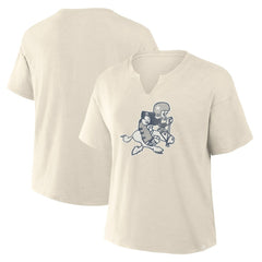 Dallas Cowboys Fanatics Women's Trick Play Slub Boxy T-Shirt