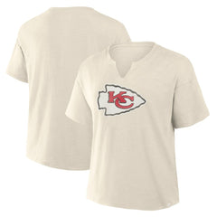 Kansas City Chiefs Fanatics Women's Trick Play Slub Boxy T-Shirt