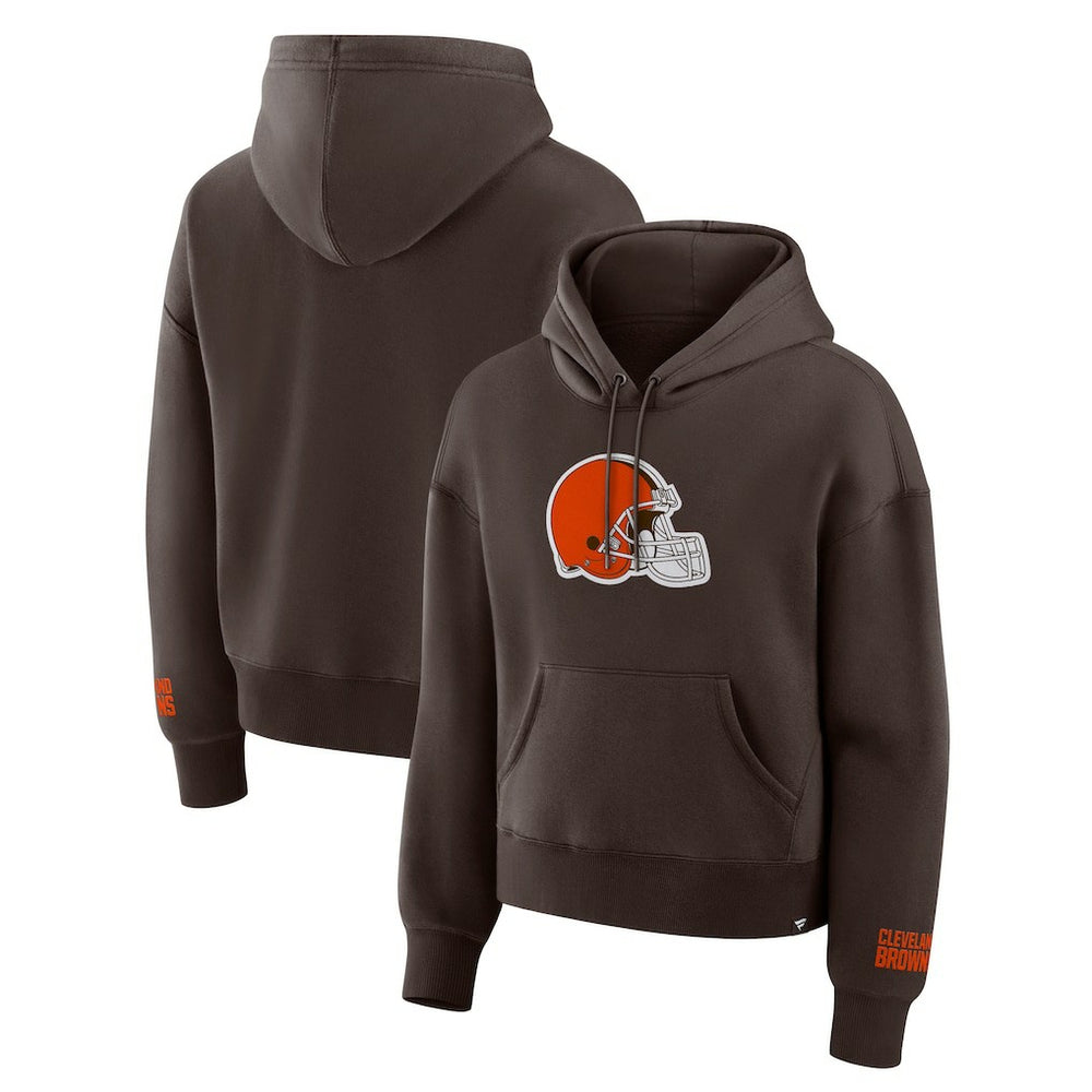 Cleveland Browns Fanatics Women's Legacy Fleece Pullover Hoodie