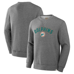 Miami Dolphins Fanatics Loop Terry Pullover Sweatshirt