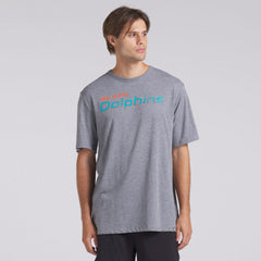 Miami Dolphins Fanatics Pass Rush Tri-Blend T-Shirt