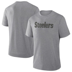 Pittsburgh Steelers Fanatics Pass Rush Tri-Blend T-Shirt