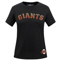 San Francisco Giants Pro Standard Women's Rhinestone Slim Fit T-Shirt | MLB New
