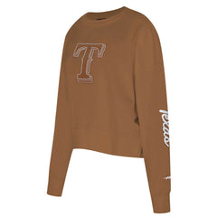 Texas Rangers Pro Standard Women's Paint The City Pullover Cropped Sweatshirt | MLB US
