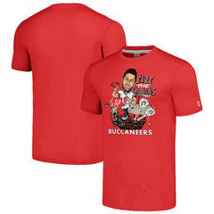 Tampa Bay Buccaneers Baker Mayfield Homage Unisex Caricature Player Graphic Tri-Blend T-Shirt