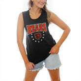 Chicago Bears Gameday Couture Women's Baby You're A Star Racerback Scoop Neck Tapered Tank Top